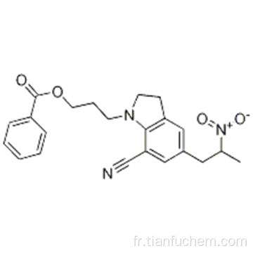 1- [3- (benzoyloxy) propyl] -2,3-dihydro-5- (2-nitropropyl) -1H-indole-7-carbonitrile CAS 350797-56-7